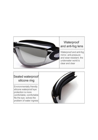 Artfulabode Yüzme Gözlüğü Yüksek Su Geçirmez Sis Şapkalı Pembe Çözünürlüklü Vx Çok Renkli