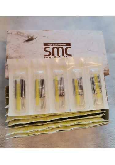 Smc Akupunktur İğnesi 0.22x13 mm 1000'lik Kutuda 10arlı