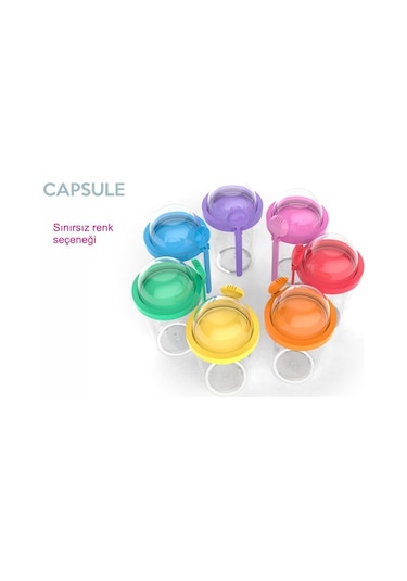 Zweikell Capsule Atıştırmalık Kabı Pembe 450 ML + 100 ML Pembe