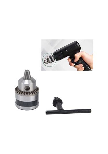 Maiyame Stainless Steel Elektroforezli 0.6-6mm Dönüştürme Matkap Somunu, 3/8-24unf Bağlantı, 3 Tırnaklı Güçlü Tutma, Hızlı Değişim, Çelik, Rust Proof