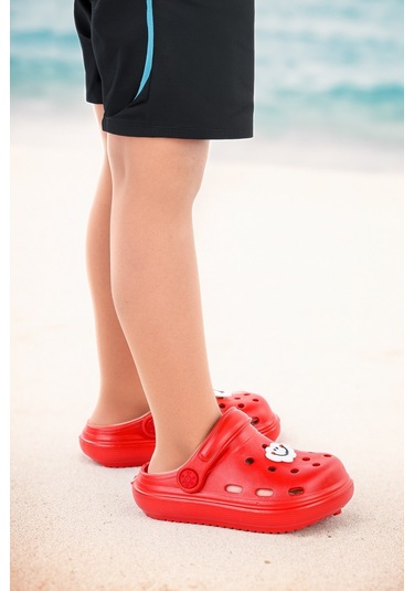 Kiko Kids Eva Plaj Havuz Okul Kreş Erkek Çocuk Terlik Twg 755 Kırmızı