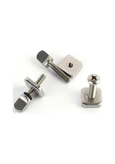 Xurunkeji 10 Adet Fin Vidaları Paslanmaz Çelik Başparmak Fin Vidası Ve Plaka Evrensel Fin Vidaları Aletsiz Fin Vidası Surf Longboard İçin 7x7x3cm