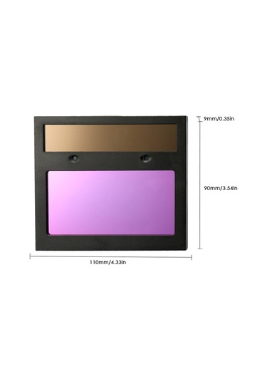 Mufunye Otomatik Aydınlatma Kayıp Welder Lens - Güneş Enerjili Ve Lityum Pil İle Uv/ır Koruma, Mıg/tıg Kaynak İçin