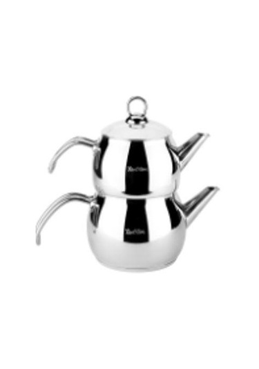 Tantitoni Hercul Orta Boy Çaydanlık Takımı 1000/1600 Ml Gümüş