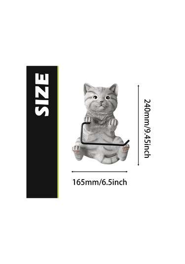 Suntek Tuvalet Kağıdı Rulosu Tutucu Komik Otel Tuvaleti Duvara Gri