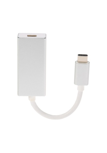 Yaleker Usb-c'den Mini Dp'ye Dönüştürücü - 4k 30hz Video/audio Aktarımı, Alüminyum Kasa, 8cm Uzunluk