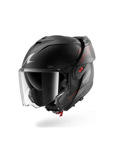 Shark Oxo Sp Lyne Çene Açılır Kask Mat Siyah