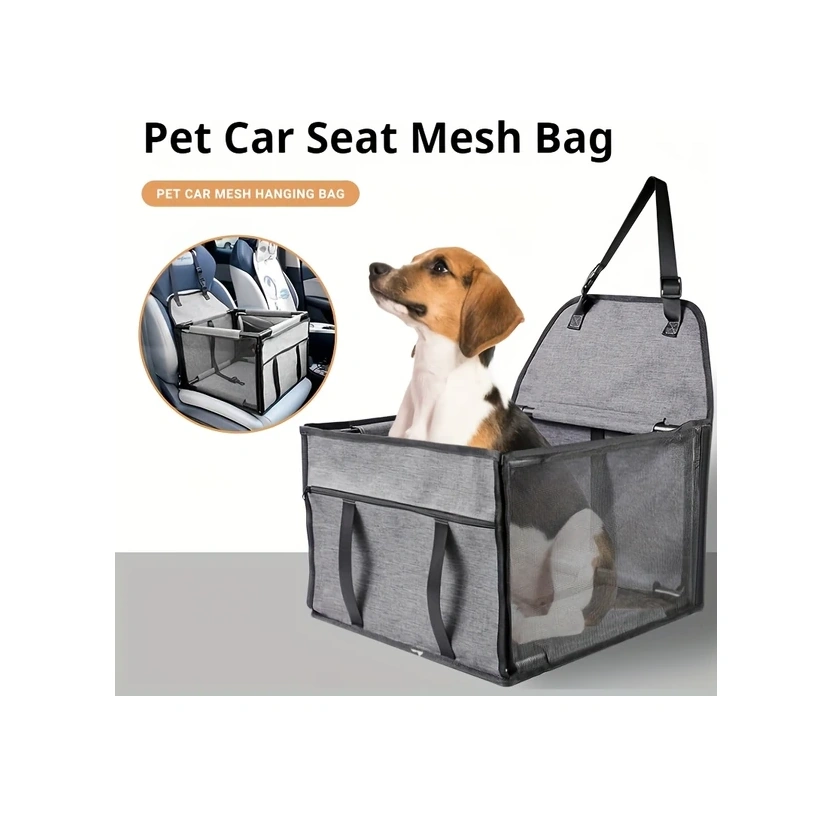 Tongdashop Koyu Gri 92 Manzara Yüksek Kaliteli Küçük Ve Orta Boy Evcil Hayvan Araç Koltuğu