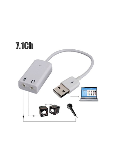 Wozlo 7.1 USB Ses Kartı