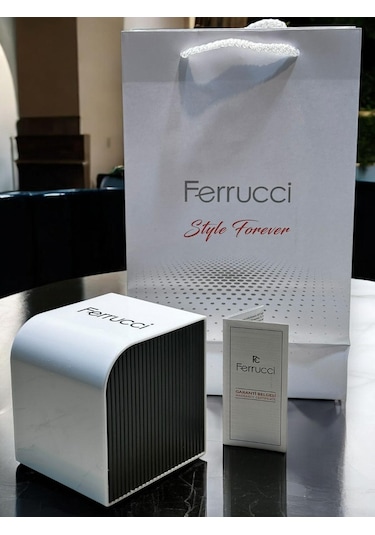 Ferrucci Çelik Kordon 2 Yıl Garantili Yeni Sezon 30 Mt Suya Dayanıklı Kadın Kol Saati B.03412.m08 Sarı
