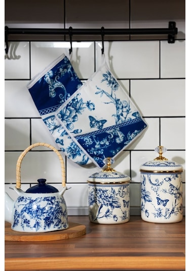 Blukvn-8324-2 Miss Betty 12 Cm Emaye Orta Boy Kavanoz 001