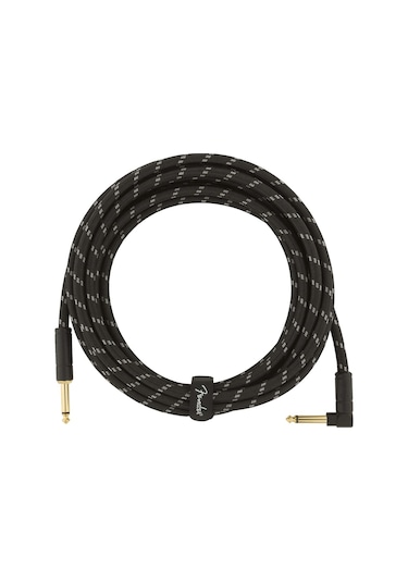 Fender Deluxe Instrument Cable Straight-Straight 15 Black Tweed