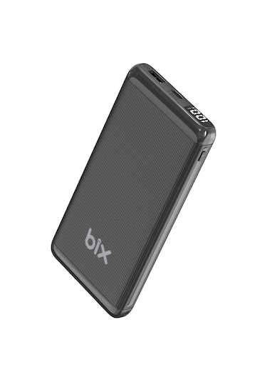 Bix Bxpb107 10000mah 20w Pd Type-c Usb Scp 22.5w Powerbank Siyah