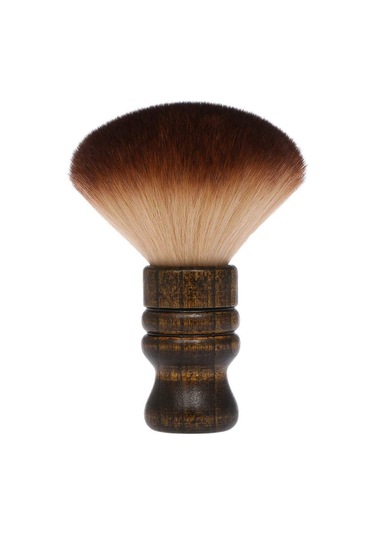 Büyük Boyunlu Toz Fırçası Yumuşak Berber Yüz Temizleme Saç Fırças