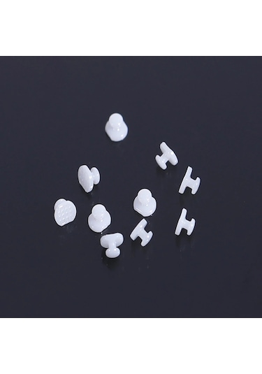 Drdent 10 Adet Lingual Düğmesi Ortodonti Diş Yuvarlak Rect Şeffaf Seramik Kompozit Bond Kuşgözü Yuvarlak Invisalign Ortodoncia 1