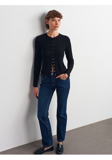 Dilvin 72049 Comfort Likra Stright Pantolon-lacivert Lacivert