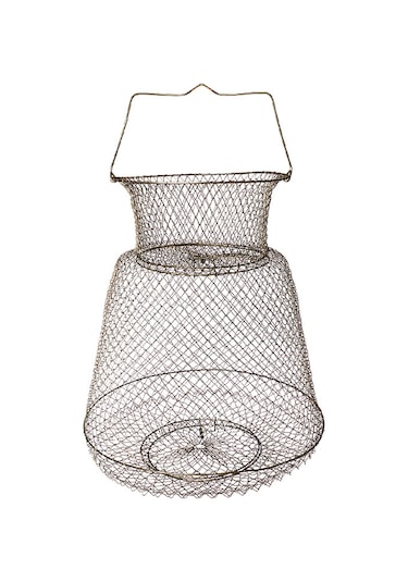 Yunboo Paslanmaz Çelik Balık Kafesi - Katlanabilir Ve Dayanıklı Galvanizli Tasarım