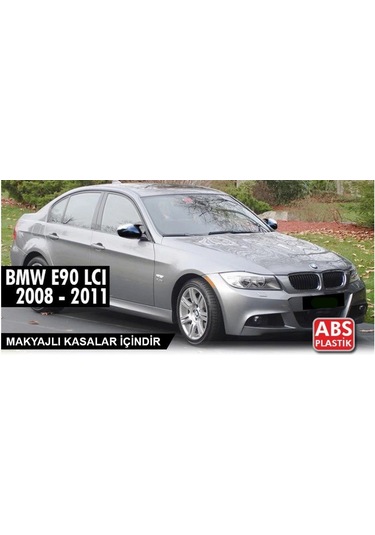 Bmw E90 Lcı Batman Yarasa Ayna Kapağı Parlak Siyah Abs 2008 2009 2010 2011