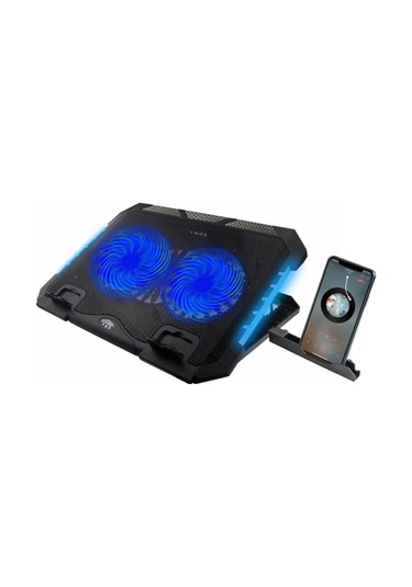 S900 Ayarlanabilir RGB Işıklı Laptop Soğutucu 2 Fanlı Notebook Bilgisayar Standı