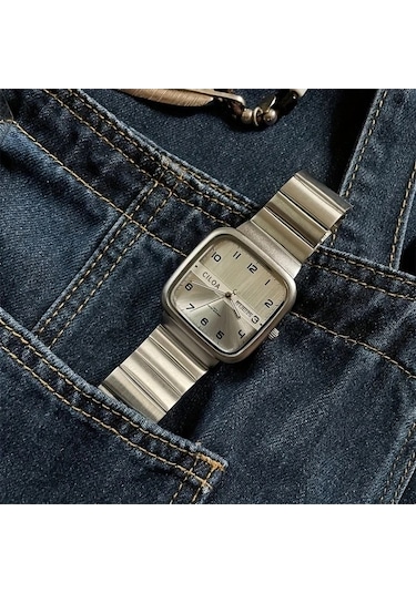 Fastbuy Cıloa Erkek Spor Takvimi Paslanmaz Çelik Kasa 141black Altın Saat Altın