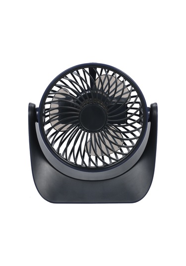 Vkemall Usb Şarjlı Mini Masa Fanı, Ultra Sessiz Ofis Kullanıma Uygun, Taşınabilir, 18650 Li-ıon Pil, Mavi