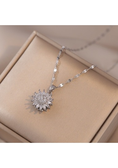 Bayan Kolye: Moda Estetiği Titanyum Çelik Kolye No.314 Çok REnkli