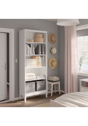 Kitaplık, Beyaz, 81x39x211 Cm Beyaz