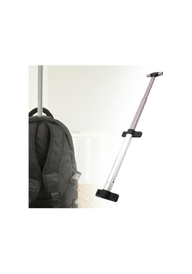 Homyl Bagaj Teleskopik Saplı Seyahat Aksesuarları, Kompakt Siyah Ve Beyaz