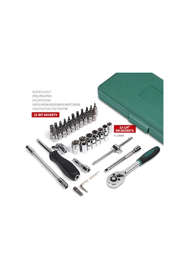 46 Parça Cırcırlı Lokma Seti Esnek Uzatma T Kol