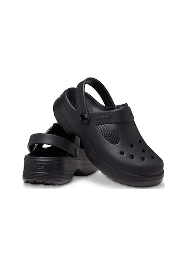 Classic Mary Jane Clog K Siyah Çocuk Terlik-8467 Siyah