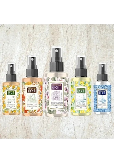 Oxi Natural Premium Türkiye Kokuları Koleksiyonu 5 x 50 ML