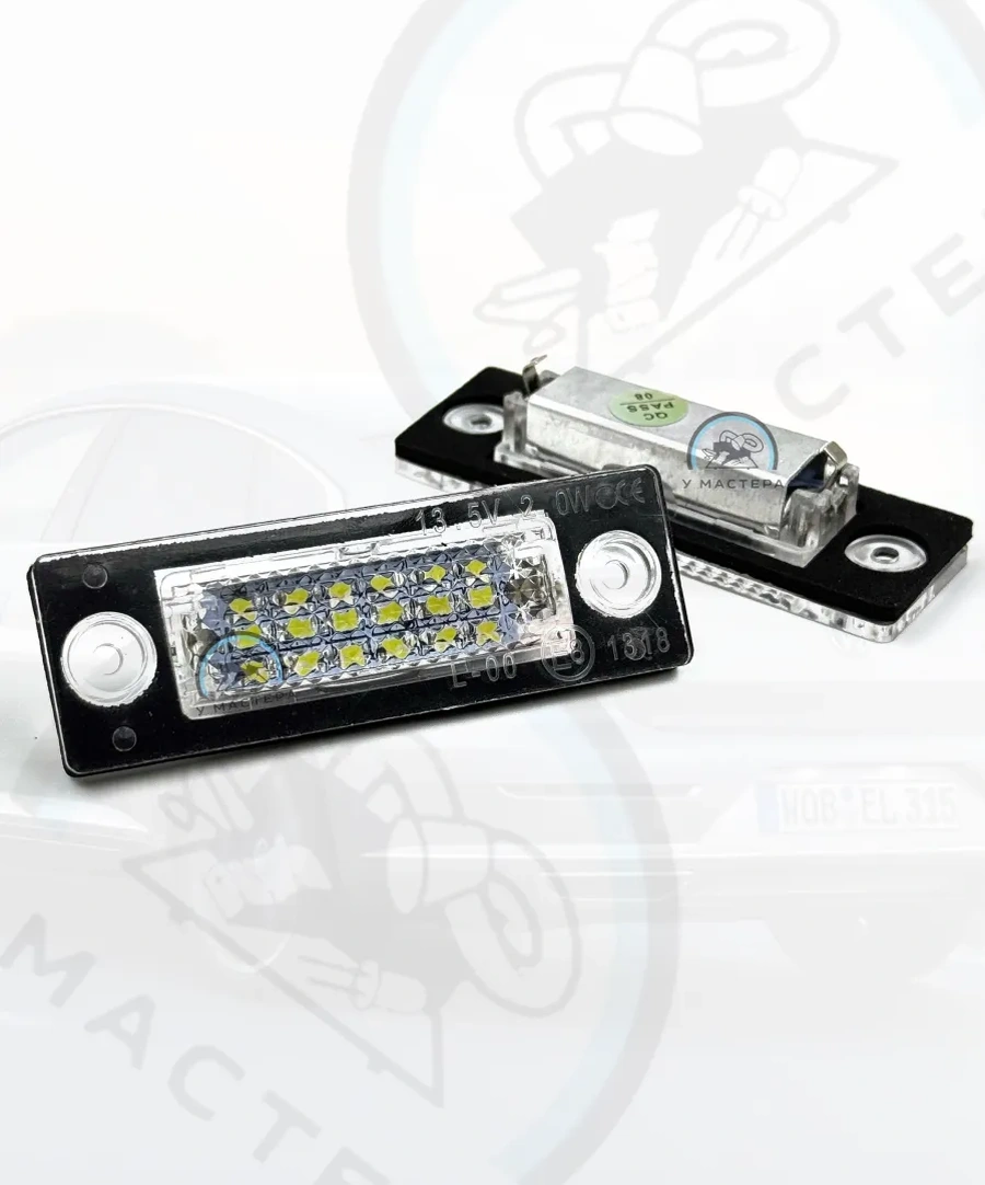 U Mastera Plaka Aydınlatması Vw Golf/jetta/passat/caddy 2 Adet. 209445277