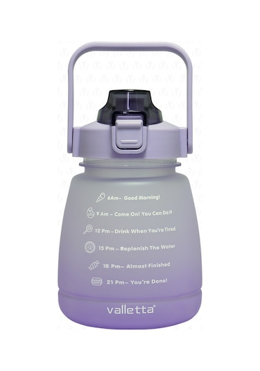 Valletta Lusca Bpa Içermez Motivasyonel Su Matarası 1,3 Lt