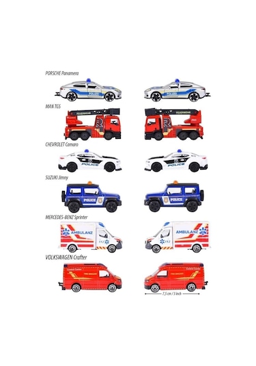 Majorette Rescue Premium Araçlar - Chevrolet Camaro 3000003