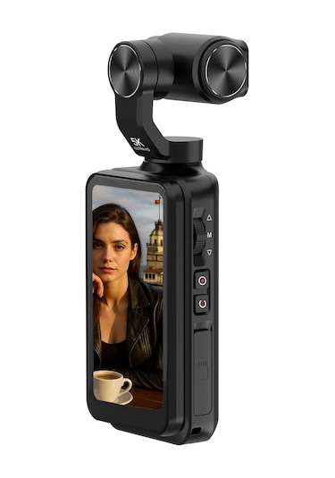 Mioji Pocket 3 5k 30FPS 48MP 3 Eksenli Gimbal Kamera