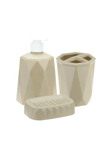 Idea Banyo Seti 21579576 Gri - Kahverengi