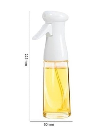 Petinka Cam Şişe Püskürtmeli Dağıtıcı Yağdanlık Limonluk Sirke Sosluk Spreyi Beyaz