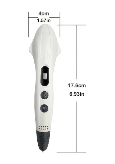 Xuweiwei Beyaz 3 Boyutlu Cizim Kalemi Seti Pla Filament Kalem Resim Kitabi Sarf Malzemeleri Kablo Cocuklar Ve Yeni Baslayanlar Icin