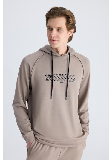 Twn Slim Fit Vizon Düz Rayon Sweatshirt 4ece24702002m V01