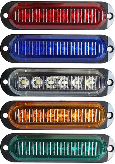 Sones 5 Adet Mk-093 Araba/kamyon 6leds Yan İşaretleyici Gösterge Işıkları Ampul Lamba Sarı Işık