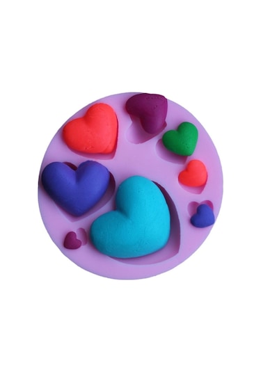 2 Adet Dıy Pişirme Kek Kalıp Rastgele Renk Teslimat, Size:love Pattern Shape Diğer