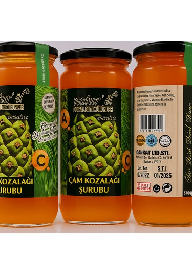 Natur'el Çam Kozalağı Şurubu 500 G