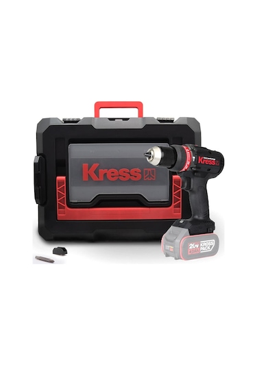 Kress KUC31.91 20V Kömürsüz Profesyonel Şarjlı Darbeli Matkap Akü Dahil Değildir