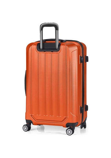Polo&sky Spring Model Turuncu Renk Büyük Boy Valiz Bavul Turuncu