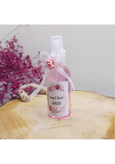 20 Adet Spreyli Kolonya Şişesi 60 cc Söz Nişan Nikah Hediyelikler