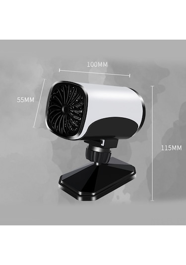 Lemestar Araç İçi Hızlı Isıtıcı Ve Buz Çözücü - Taşınabilir 24v Otomobil Isıtma Cihazı