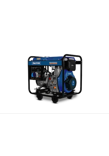 Factor KDK10000CE 220 V 9.4 Kva İpli Marşlı Dizel Jeneratör