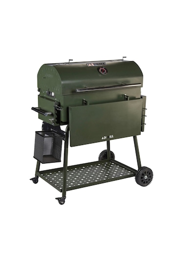 Igrıll Barbekü Elite 740 Mm Kömürlü Mangal Yeşil