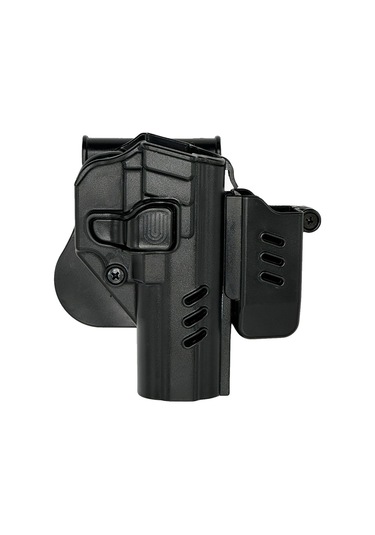 Black Grips Zigana Zig 14 Uyumlu Tek Şarjörlü Taktik Polimer Kılıf // Siyah Siyah
