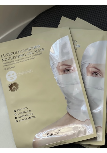 Sudee Luxegold Kırışıklıkları Azaltan Jel Maskesi 5adet